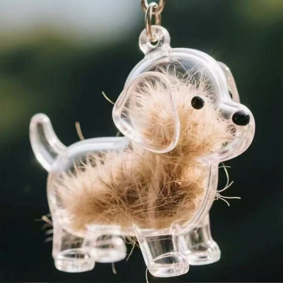 Llavero Transparente de Perro