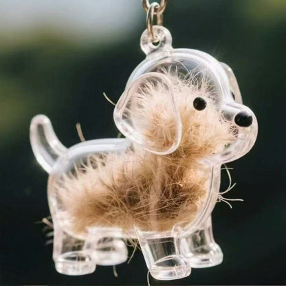 Llavero Transparente de Perro