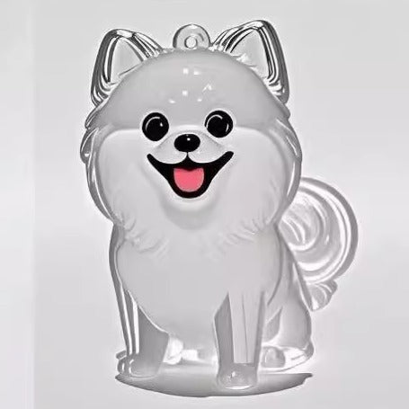 Llavero Transparente de Perro