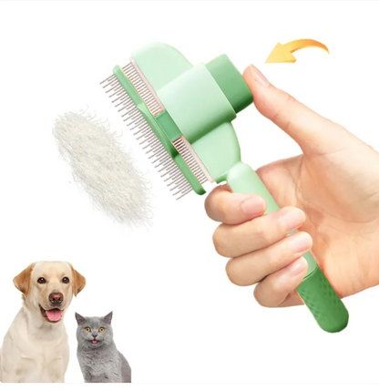 Peine de Aseo para Mascotas Autolimpiable