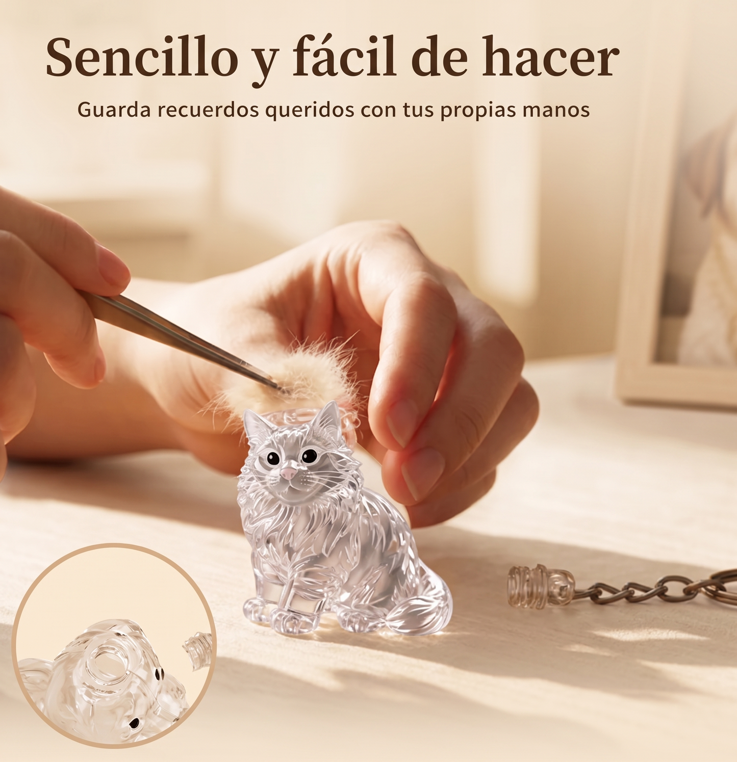 Llavero Recuerdo de Gatito