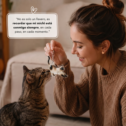 Llavero Recuerdo de Gatito